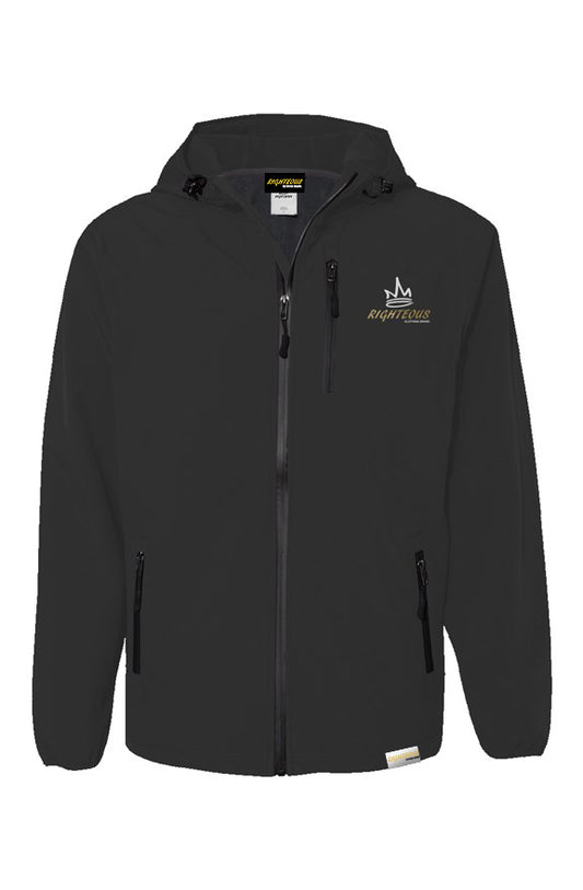EMBROIDERED LOGO POLY-TECH COAT