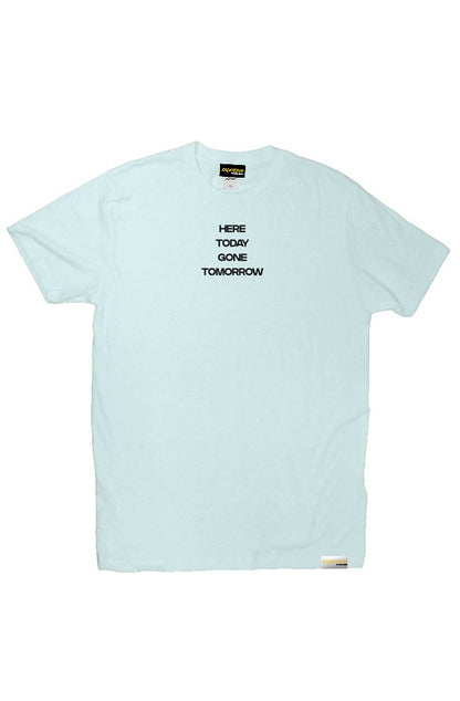 HERE TODAY GONE TOMORROW TEE